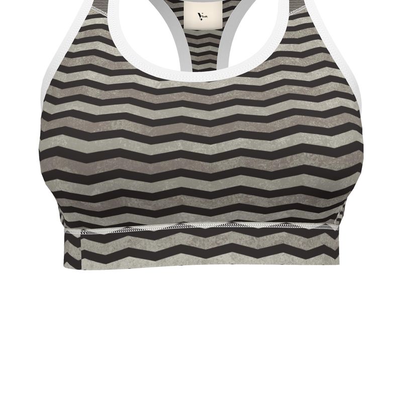 Chevron Sports Bra – Rizzlly