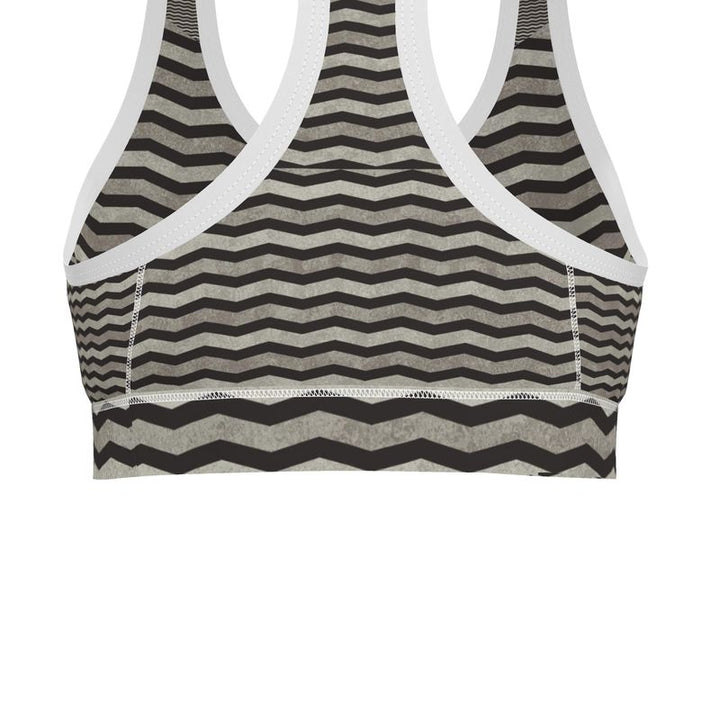 Chevron Sports Bra – Rizzlly