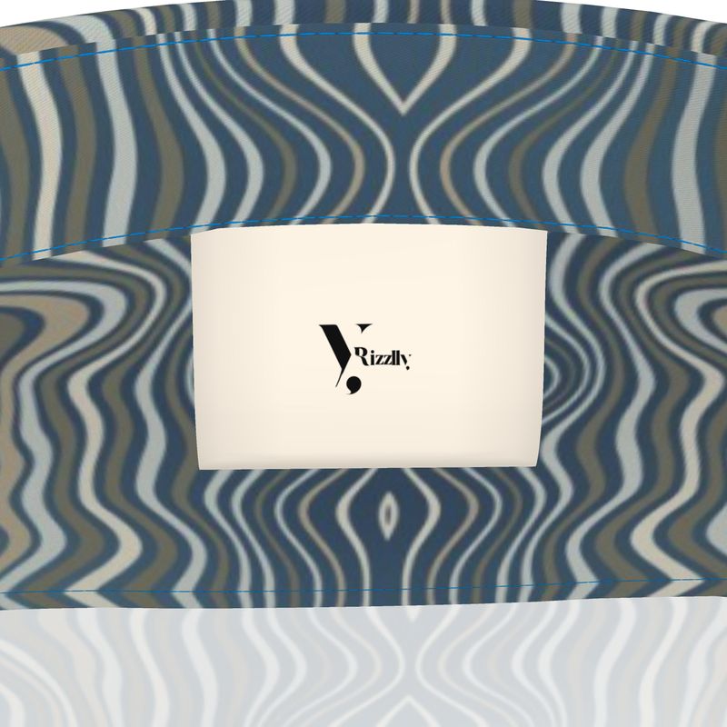 Wavy Optical Shirt – Blue Haze Drift Edition