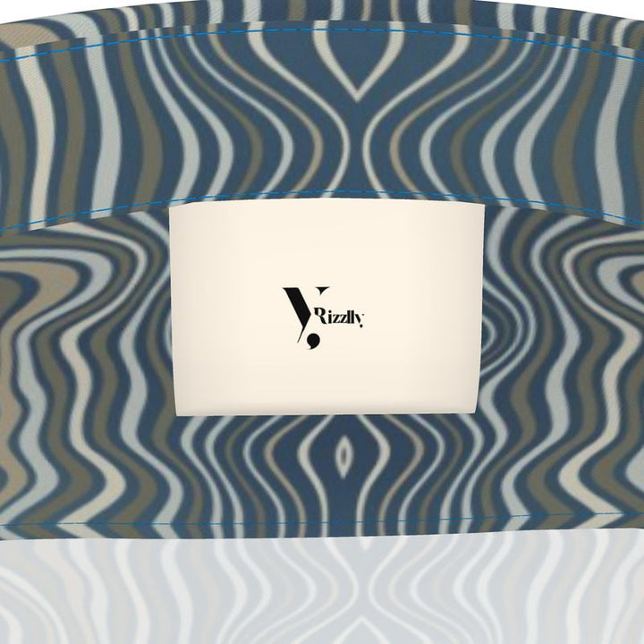 Wavy Optical Shirt – Blue Haze Drift Edition