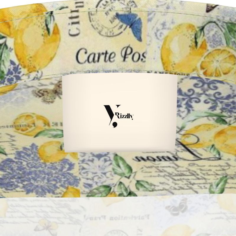 Men’s Short Sleeve Shirt – “Limoncello Postcards” in Amalfi Yellow