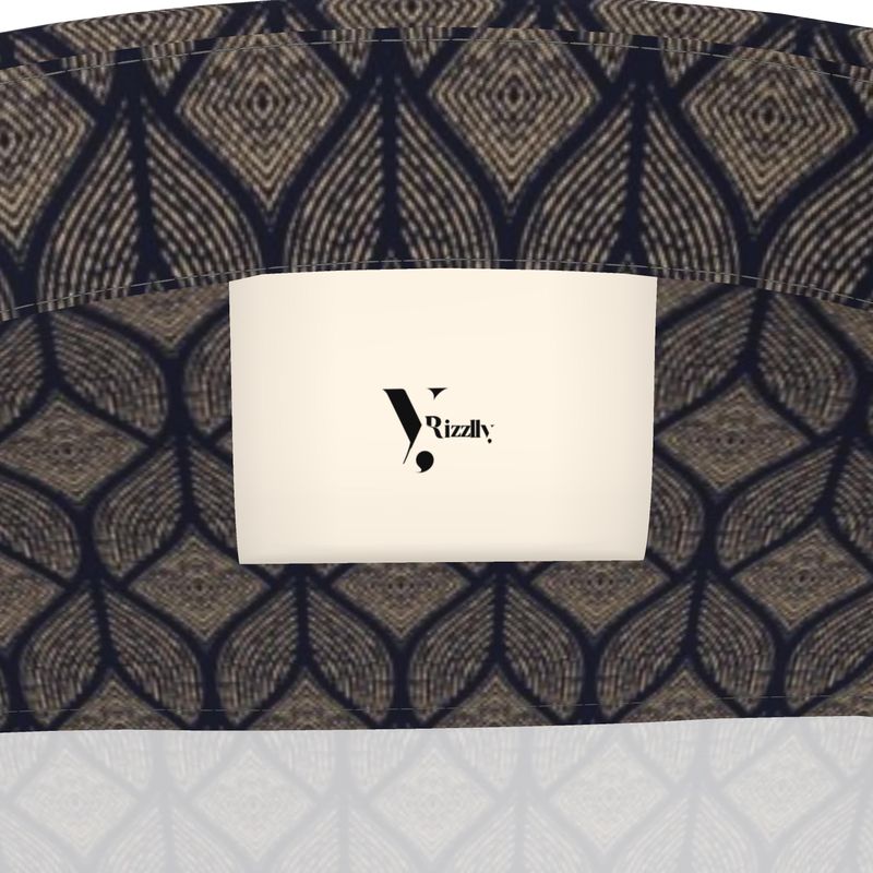 Men’s Short Sleeve Shirt – “Gridlock Vision” in Taupe Navy