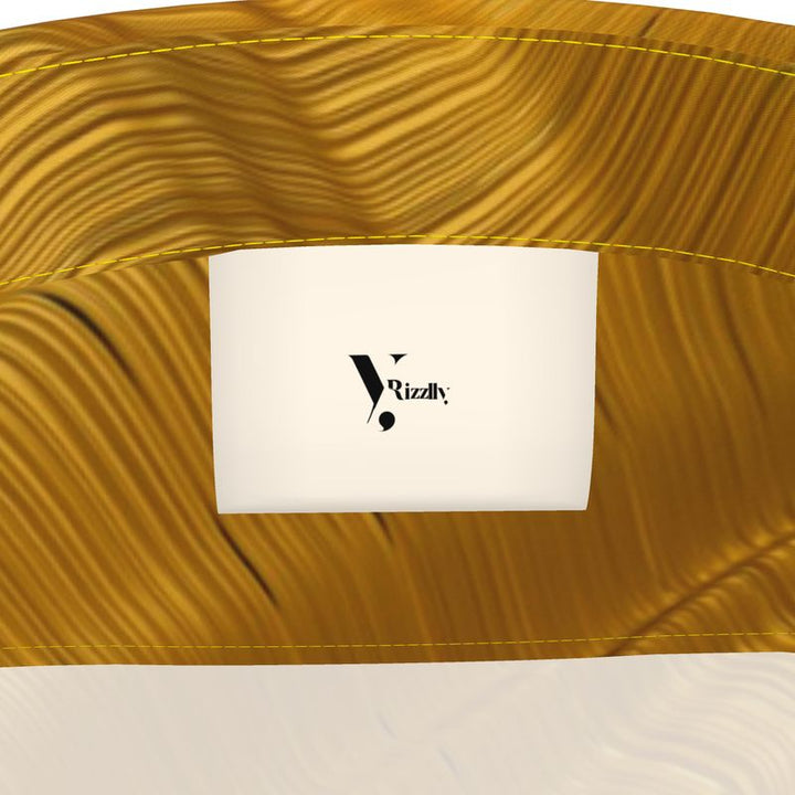 Men’s Short Sleeve Shirt – “Goldrush Phase” in Molten Amber