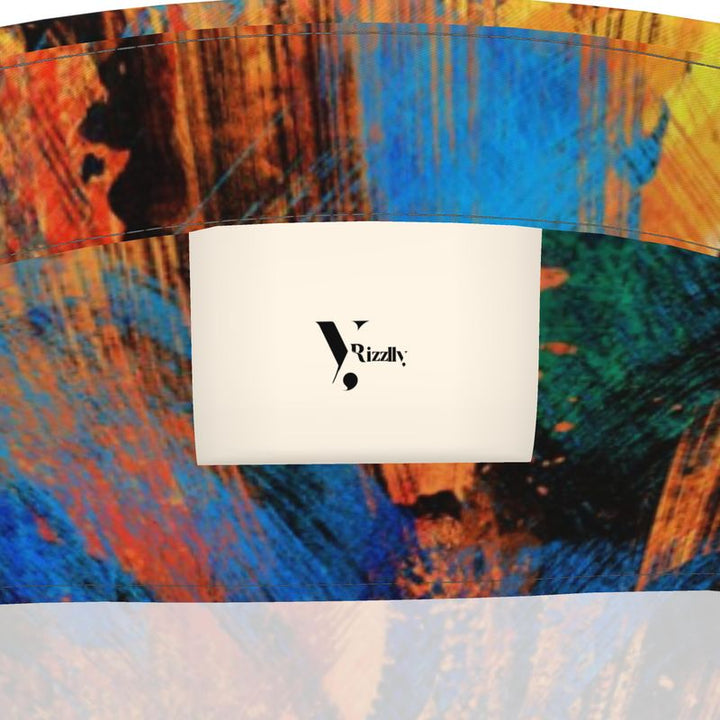 Men’s Short Sleeve Shirt – “Graff Stroke” Firebrush Abstract