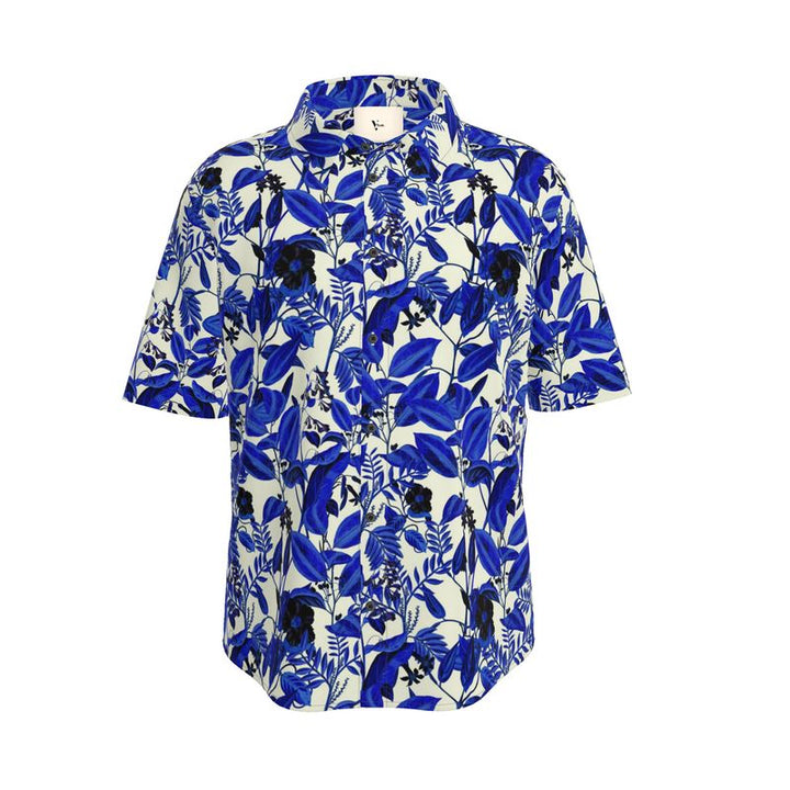 Men’s Short Sleeve Shirt – “Indigo Bloom”