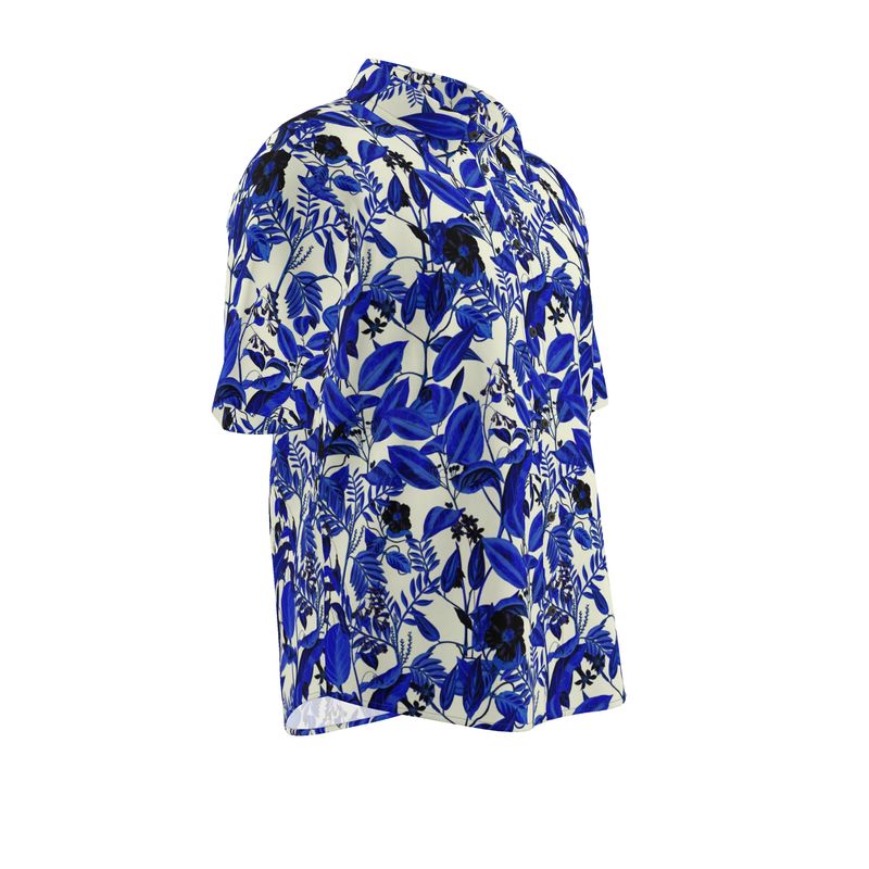 Men’s Short Sleeve Shirt – “Indigo Bloom”