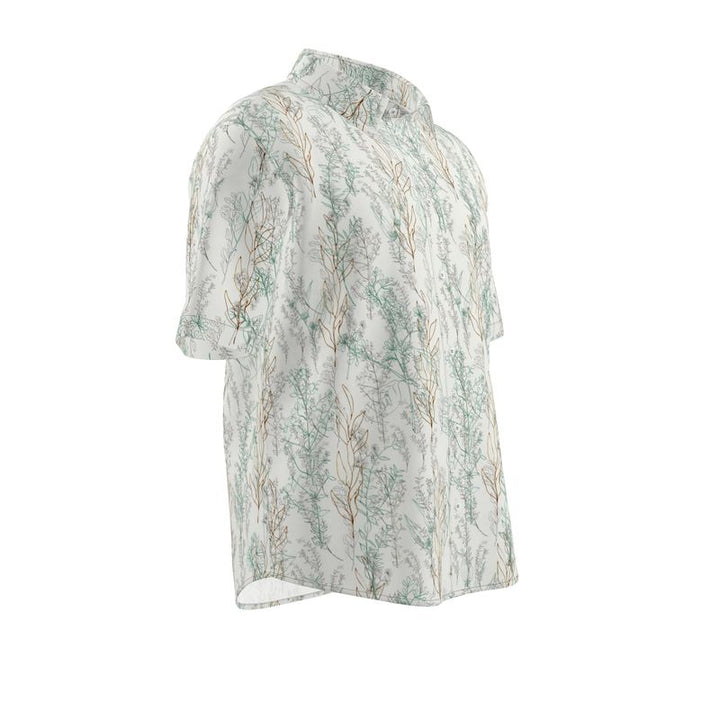 Men’s Short Sleeve Shirt – “Driftwood Breeze” Seaside Whisper