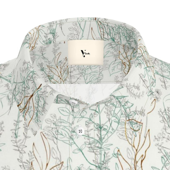 Men’s Short Sleeve Shirt – “Driftwood Breeze” Seaside Whisper