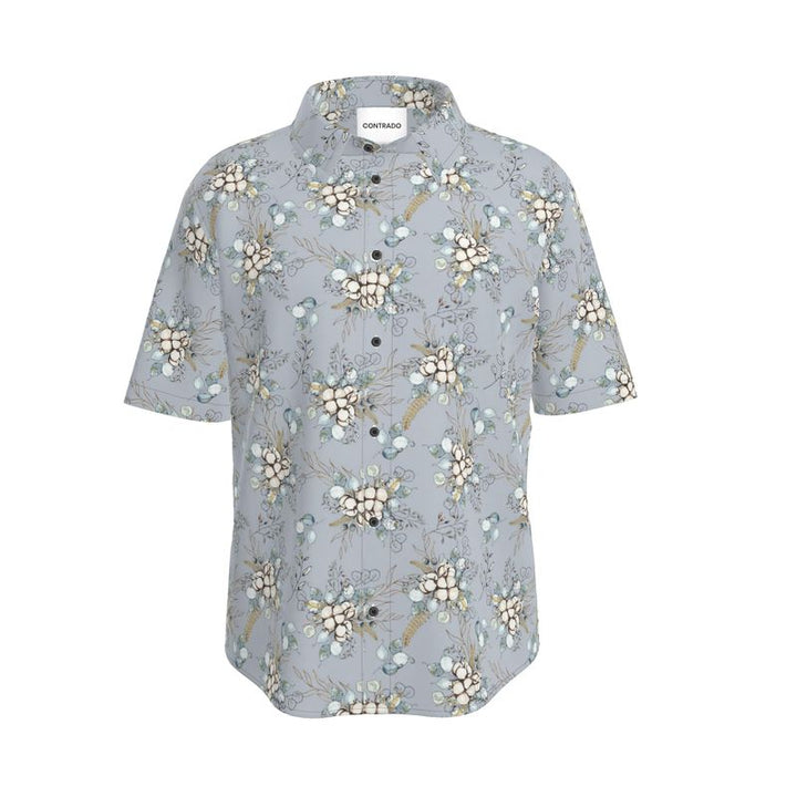 Men’s Short Sleeve Shirt – “Frosted Bloom”