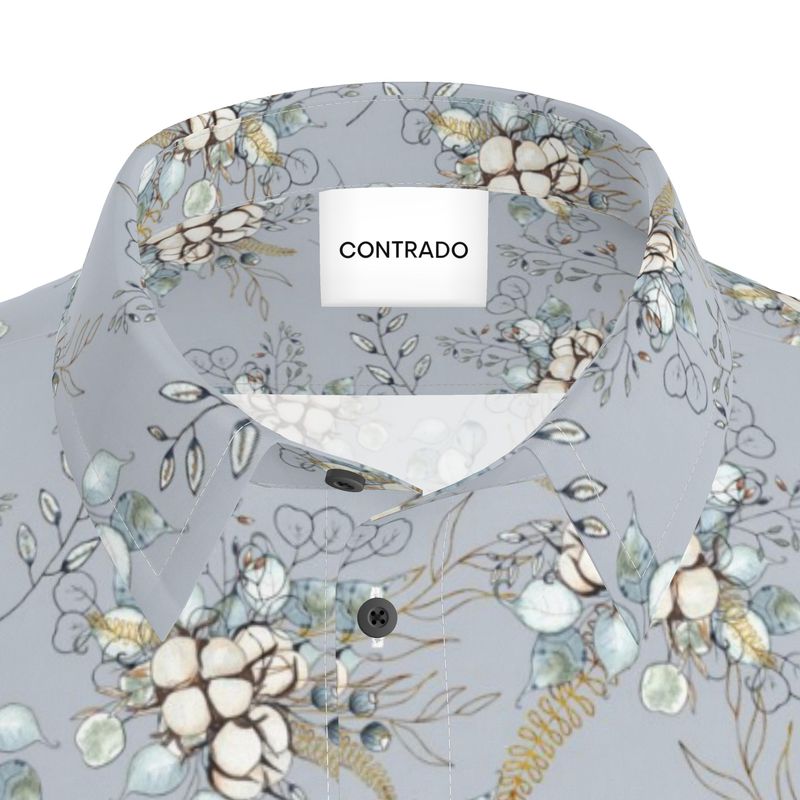 Men’s Short Sleeve Shirt – “Frosted Bloom”