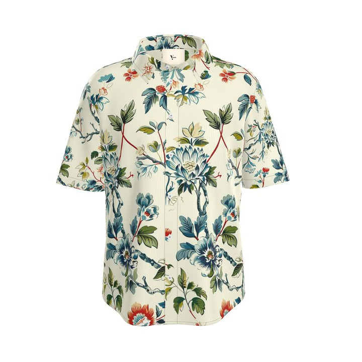 Men’s Short Sleeve Shirt – “Botanical Tapestry”