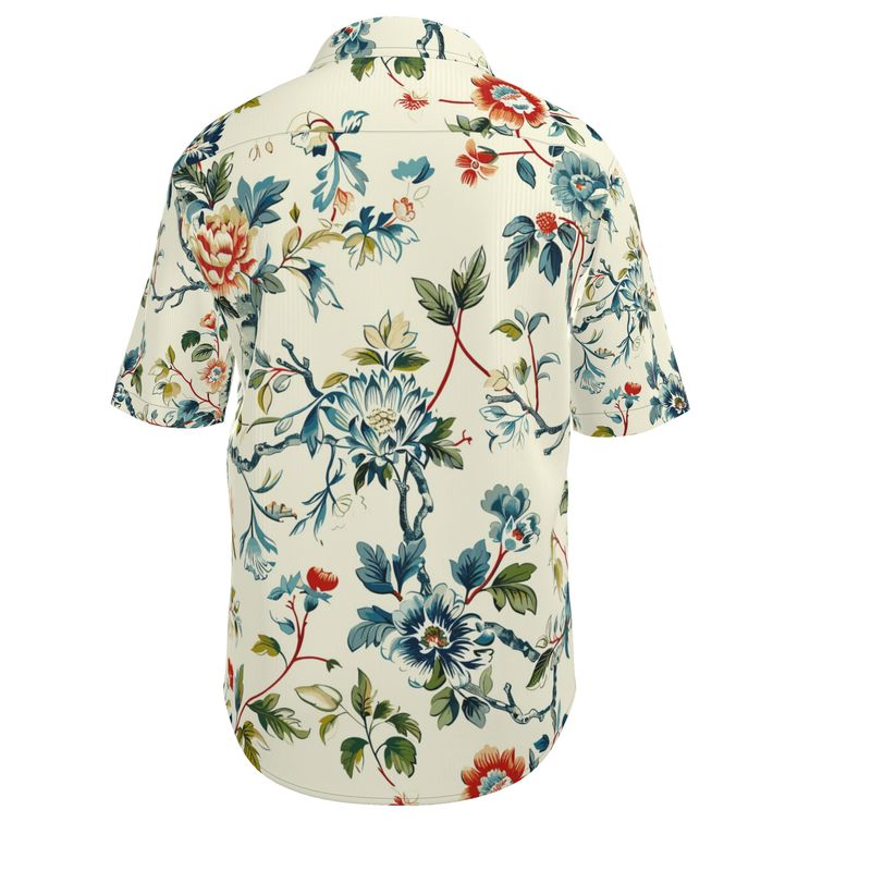 Men’s Short Sleeve Shirt – “Botanical Tapestry”