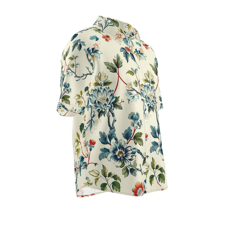 Men’s Short Sleeve Shirt – “Botanical Tapestry”