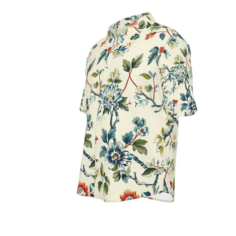 Men’s Short Sleeve Shirt – “Botanical Tapestry”