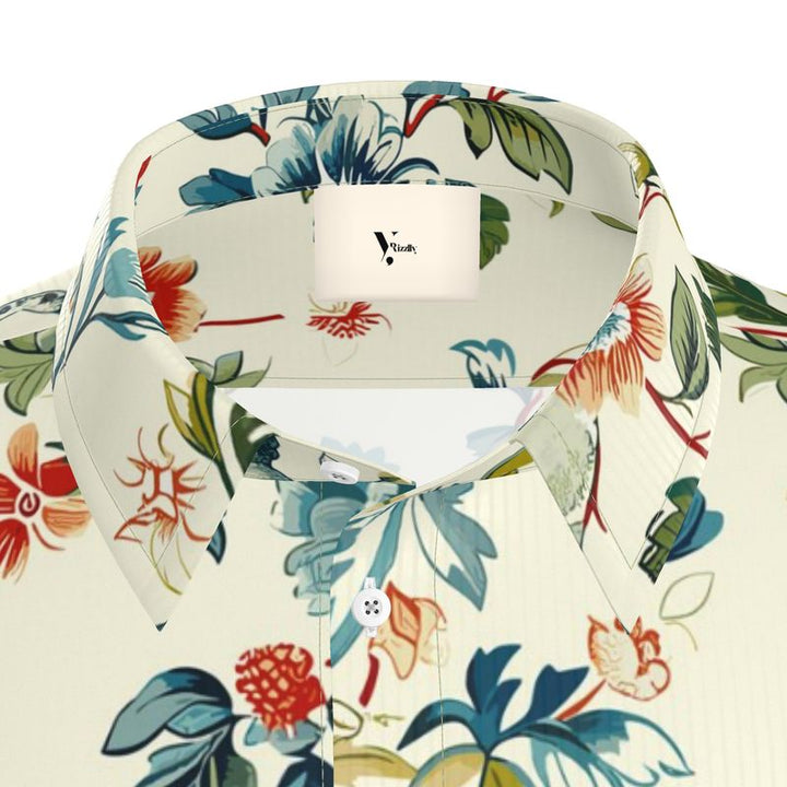 Men’s Short Sleeve Shirt – “Botanical Tapestry”