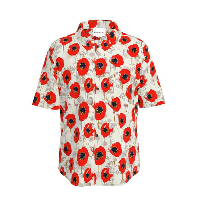 Men’s Short Sleeve Shirt – “Poppy Pulse”