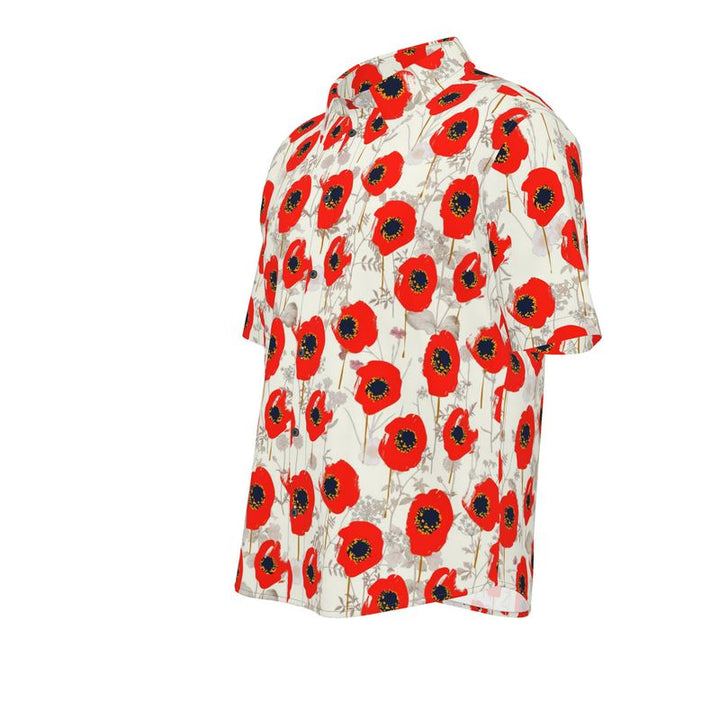 Men’s Short Sleeve Shirt – “Poppy Pulse”