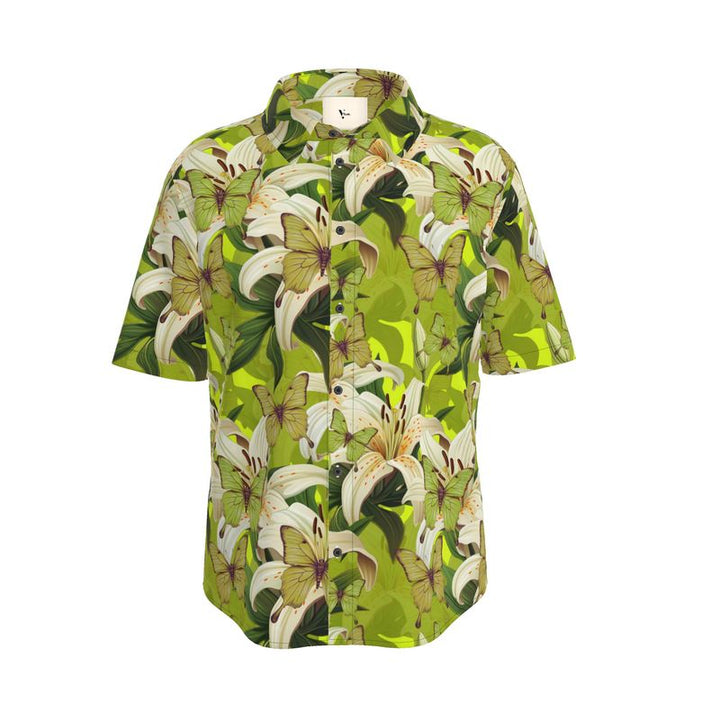 Men’s Short Sleeve Shirt – “Lily Jungle”