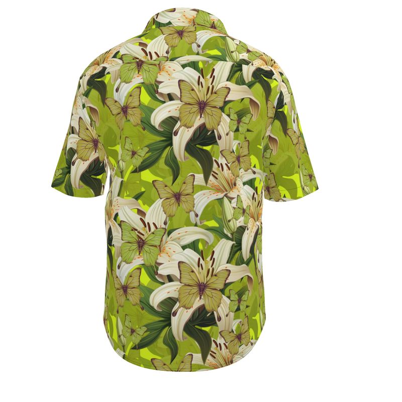 Men’s Short Sleeve Shirt – “Lily Jungle”
