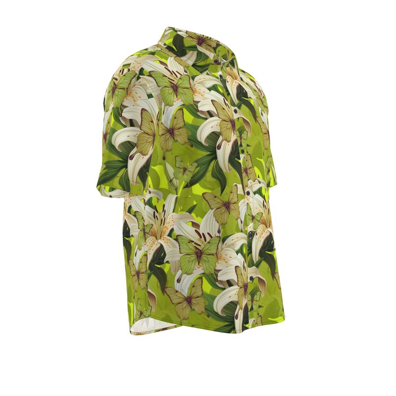Men’s Short Sleeve Shirt – “Lily Jungle”
