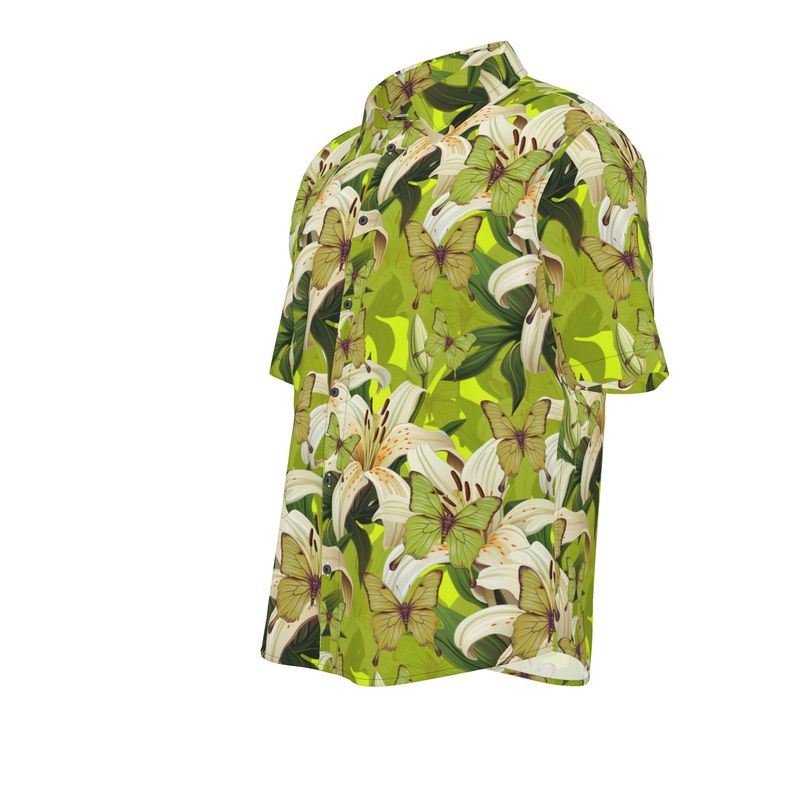 Men’s Short Sleeve Shirt – “Lily Jungle”