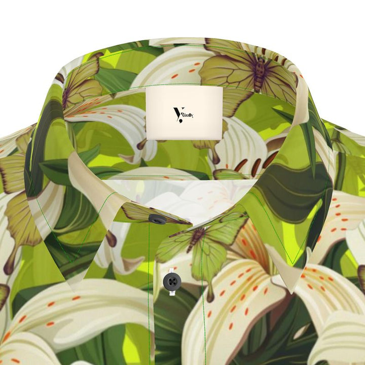 Men’s Short Sleeve Shirt – “Lily Jungle”