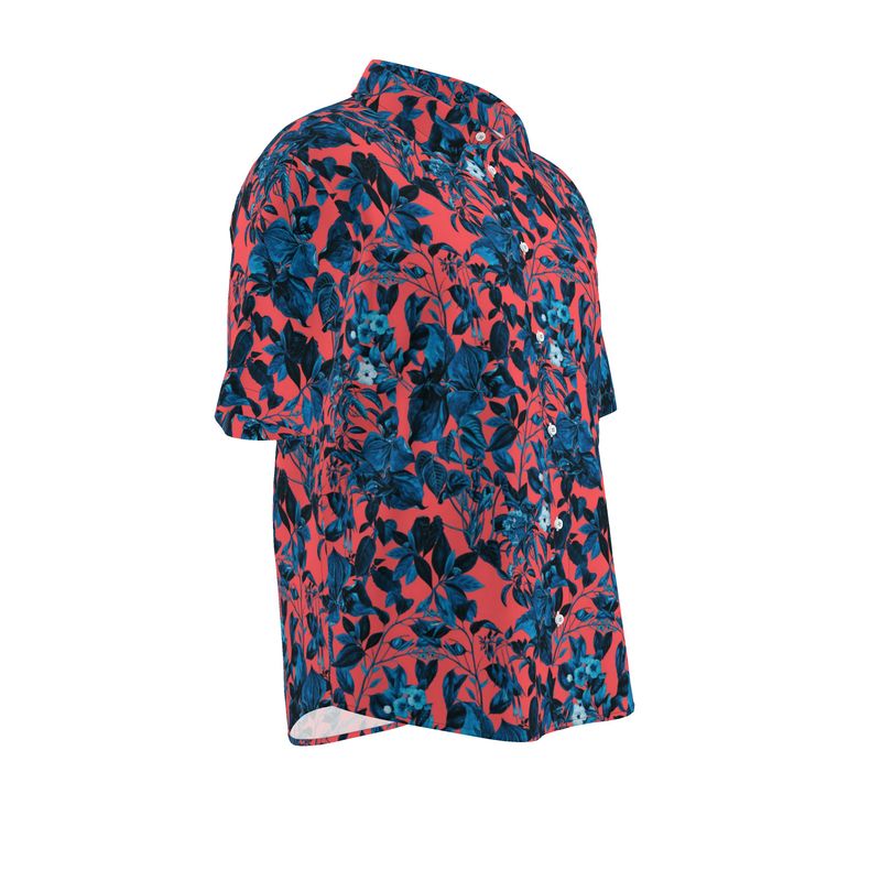 Men’s Short Sleeve Shirt – “Electric Bloom”