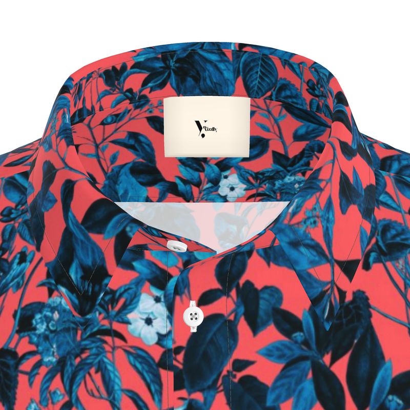Men’s Short Sleeve Shirt – “Electric Bloom”