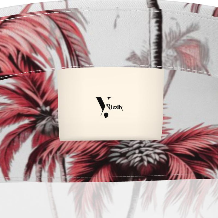 Men’s Short Sleeve Shirt – “Crimson Palms”