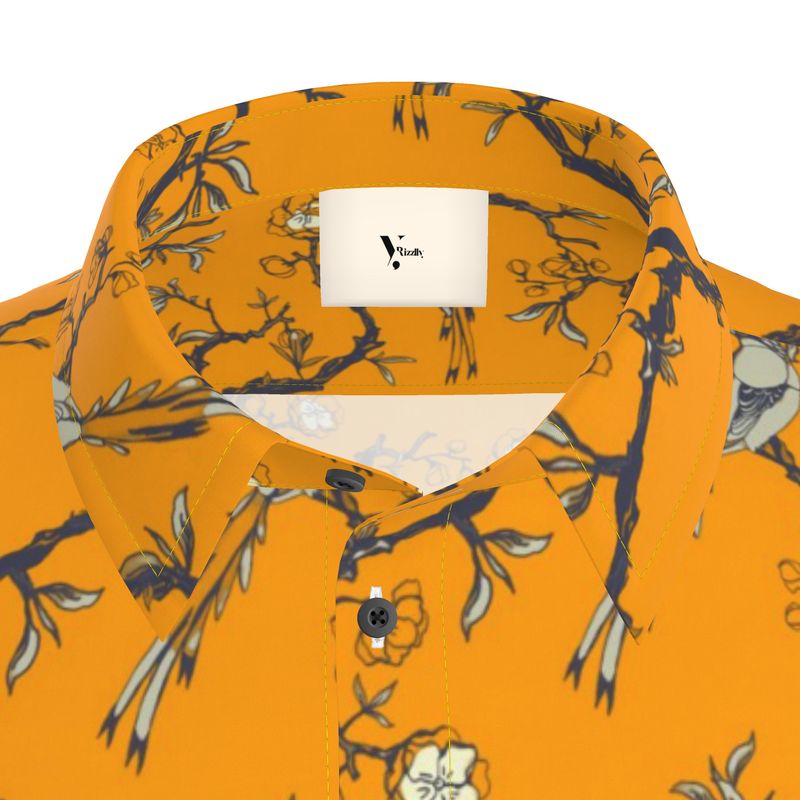 Men’s Short Sleeve Shirt – “Golden Bloom”