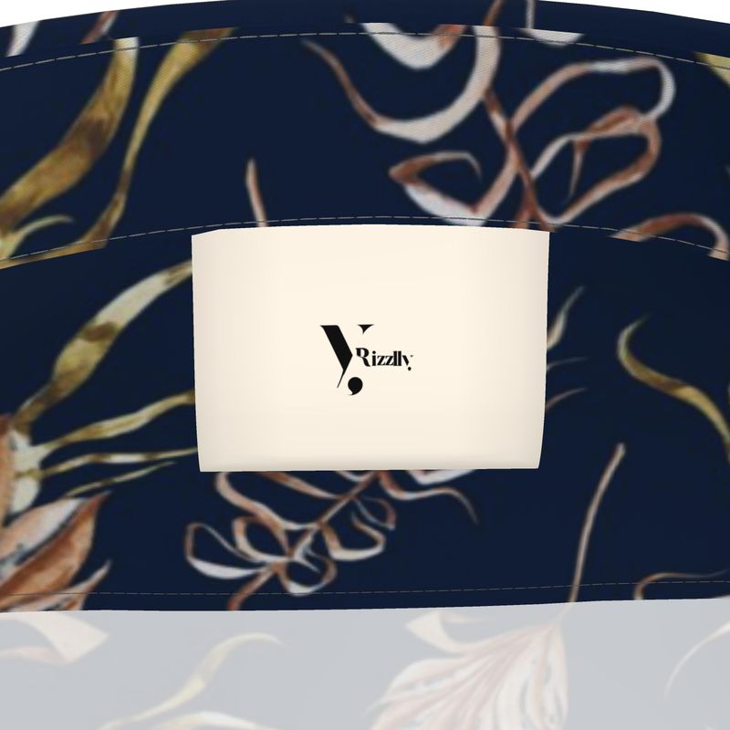 Men’s Short Sleeve Shirt – “Midnight Flora” Artwork