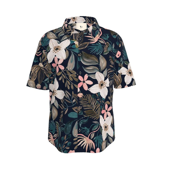Men’s Short Sleeve Shirt – “Nocturnal Bloom” Artwork