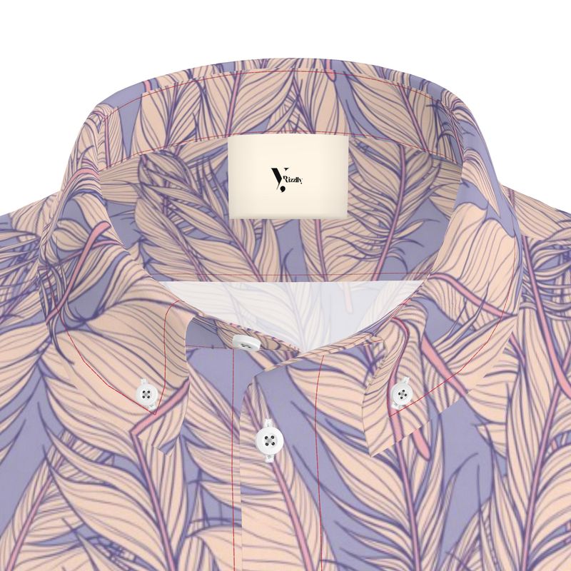 Men’s Short Sleeve Shirt – “Whispered Palms” Artwork