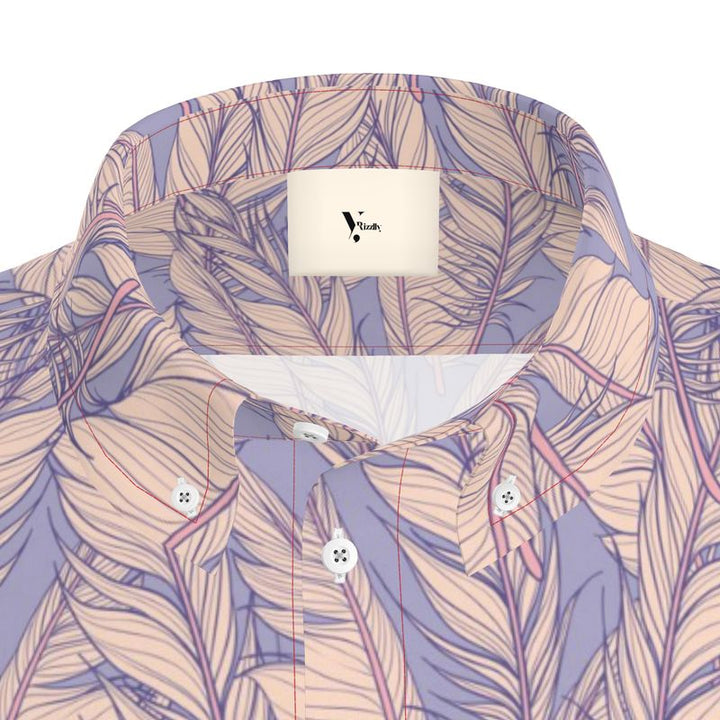 Men’s Short Sleeve Shirt – “Whispered Palms” Artwork
