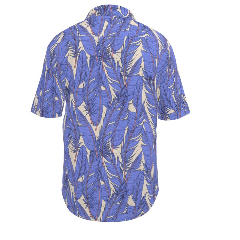 Men’s Short Sleeve Shirt – “Azure Canopy” Artwork