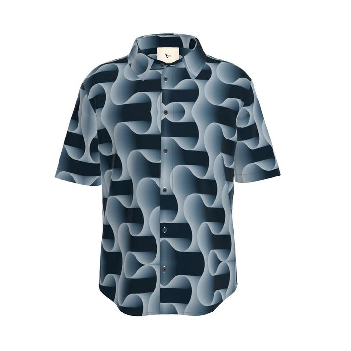 Men’s Short Sleeve Shirt – “Mono Maze” Artwork