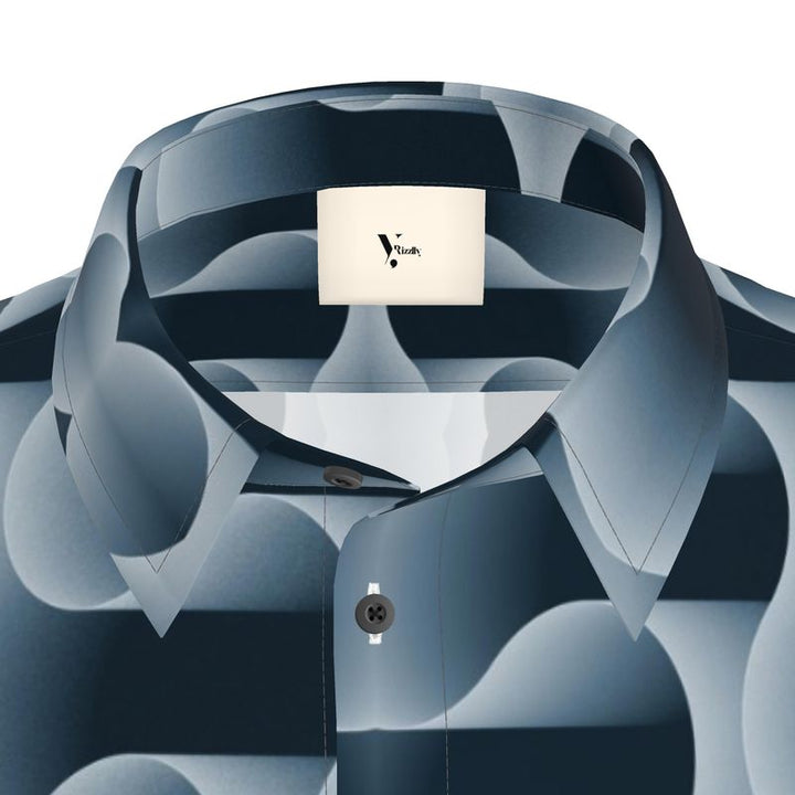 Men’s Short Sleeve Shirt – “Mono Maze” Artwork