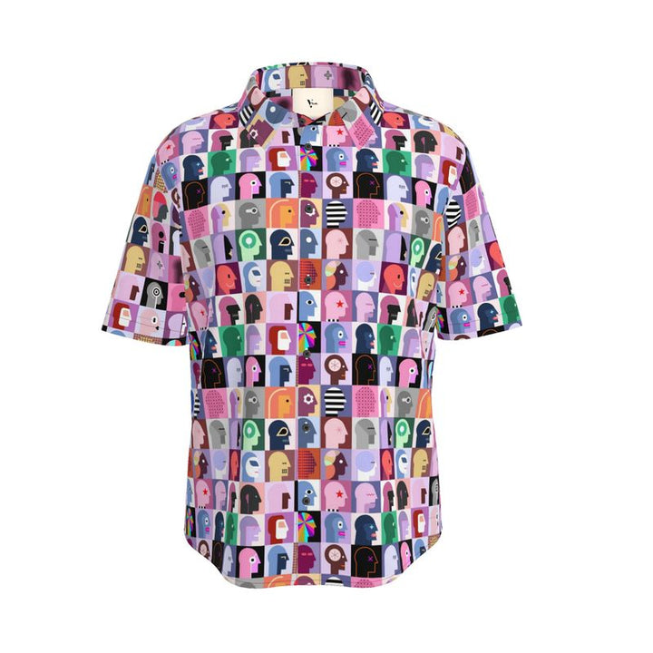 Men’s Short Sleeve Shirt – “Pop Parade” Artwork