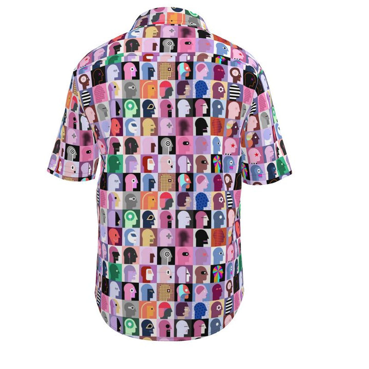 Men’s Short Sleeve Shirt – “Pop Parade” Artwork