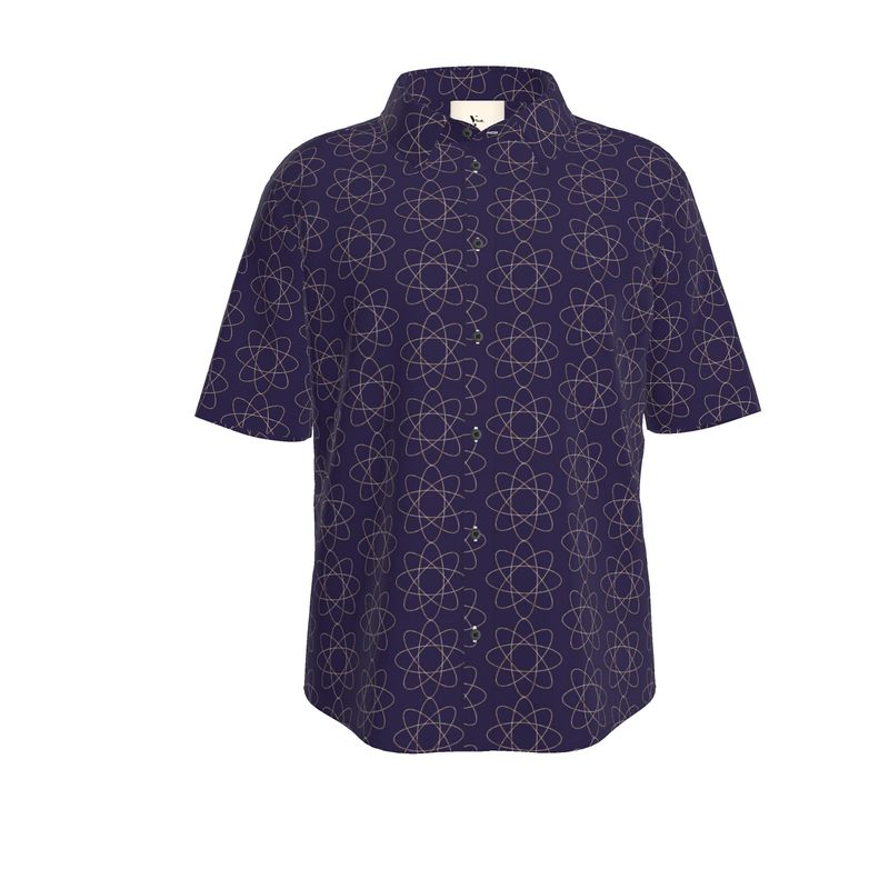 Men’s Short Sleeve Shirt – “Atomic Bloom” Artwork