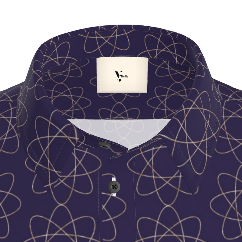 Men’s Short Sleeve Shirt – “Atomic Bloom” Artwork