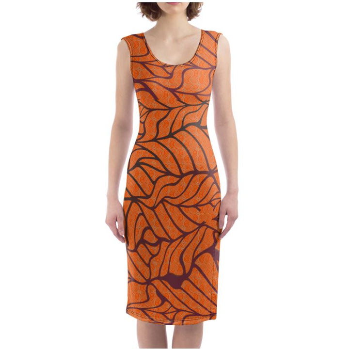 Orange Bliss Bodycon Dress