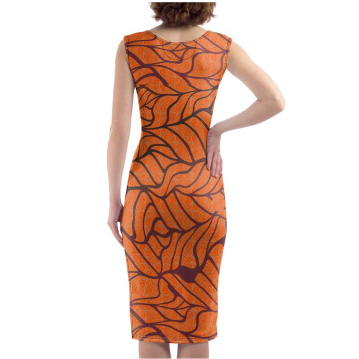 Orange Bliss Bodycon Dress