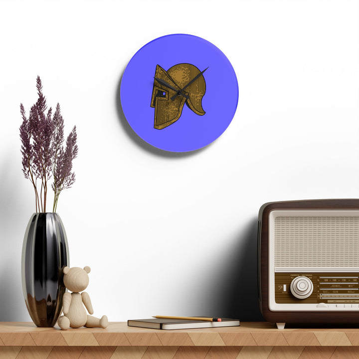 Spartan Helmet Acrylic Wall Clock