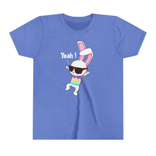 Cool Bunny Youth Tee - Fun Short Sleeve Shirt for Kids - Perfect for Birthdays and Celebrations!