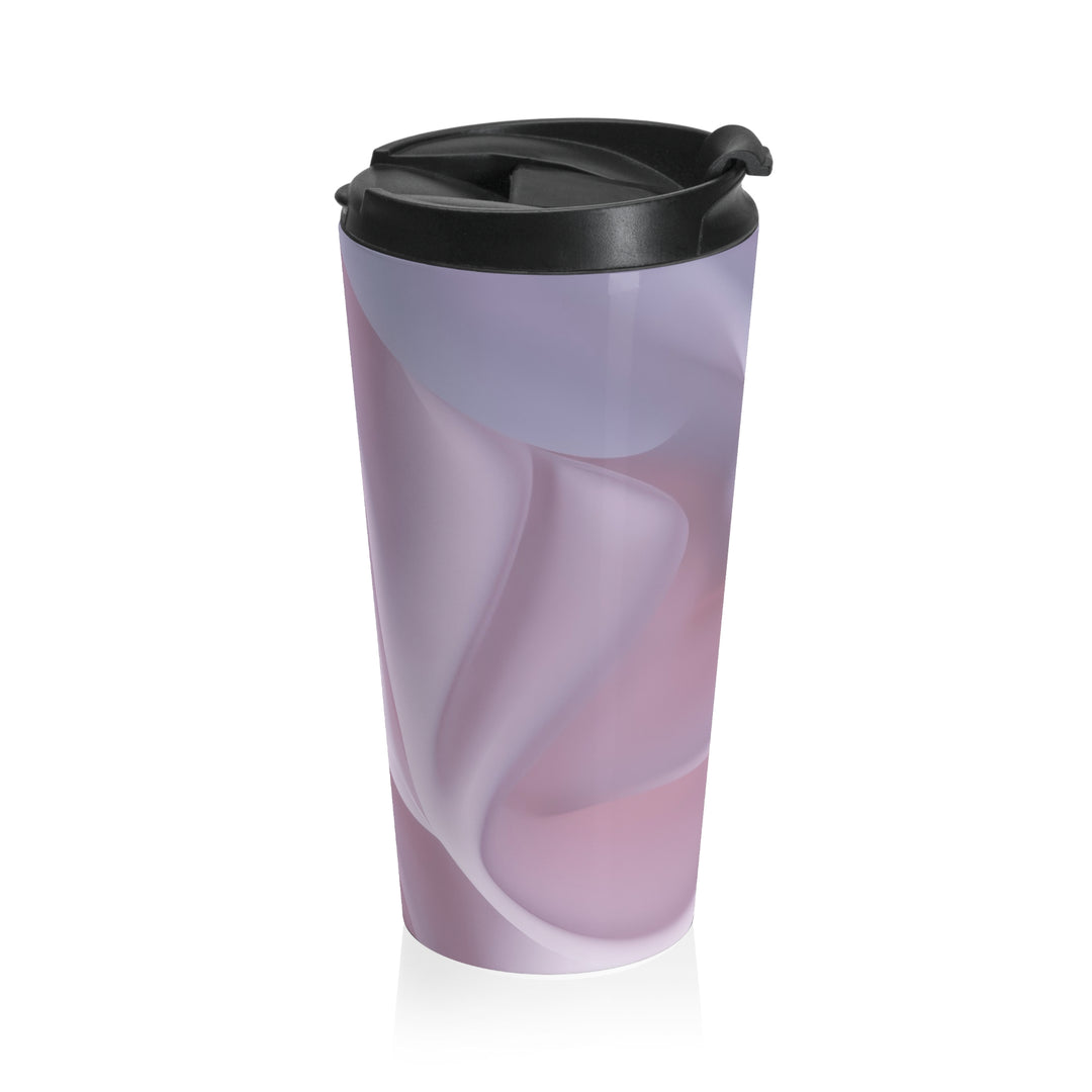 Pink Silk Stainless Steel Travel Mug