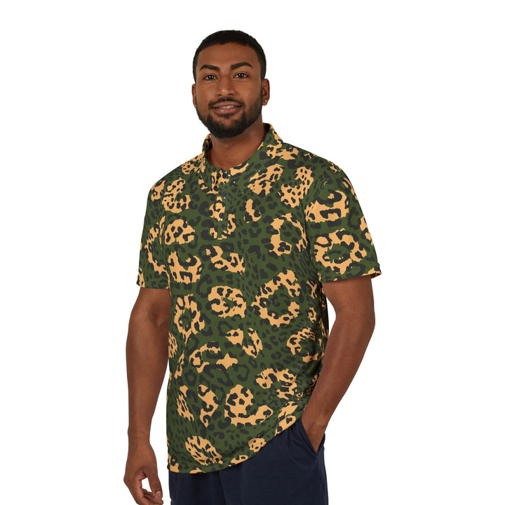 Wild Leopard Polo Shirt
