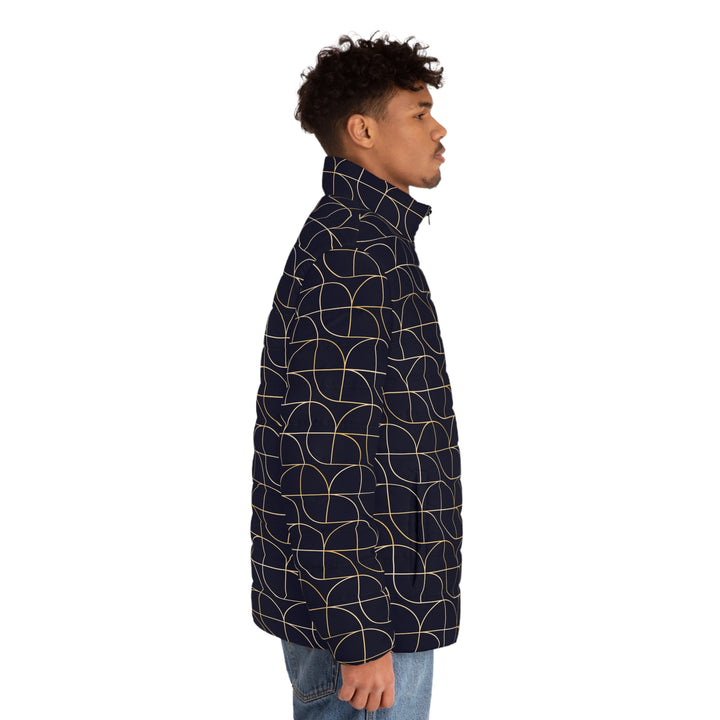 Navy Men's Puffer Jacket