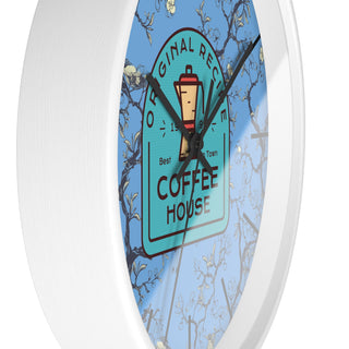 Coffee House Wall Clock - Original Recipe Design for Coffee Lovers