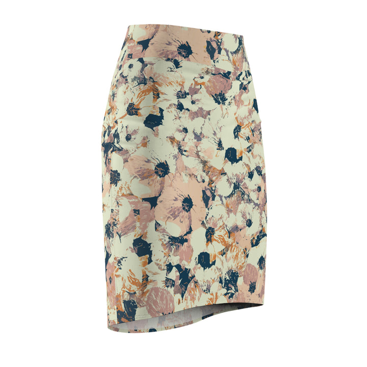 Floral Pastel Women's Pencil Skirt